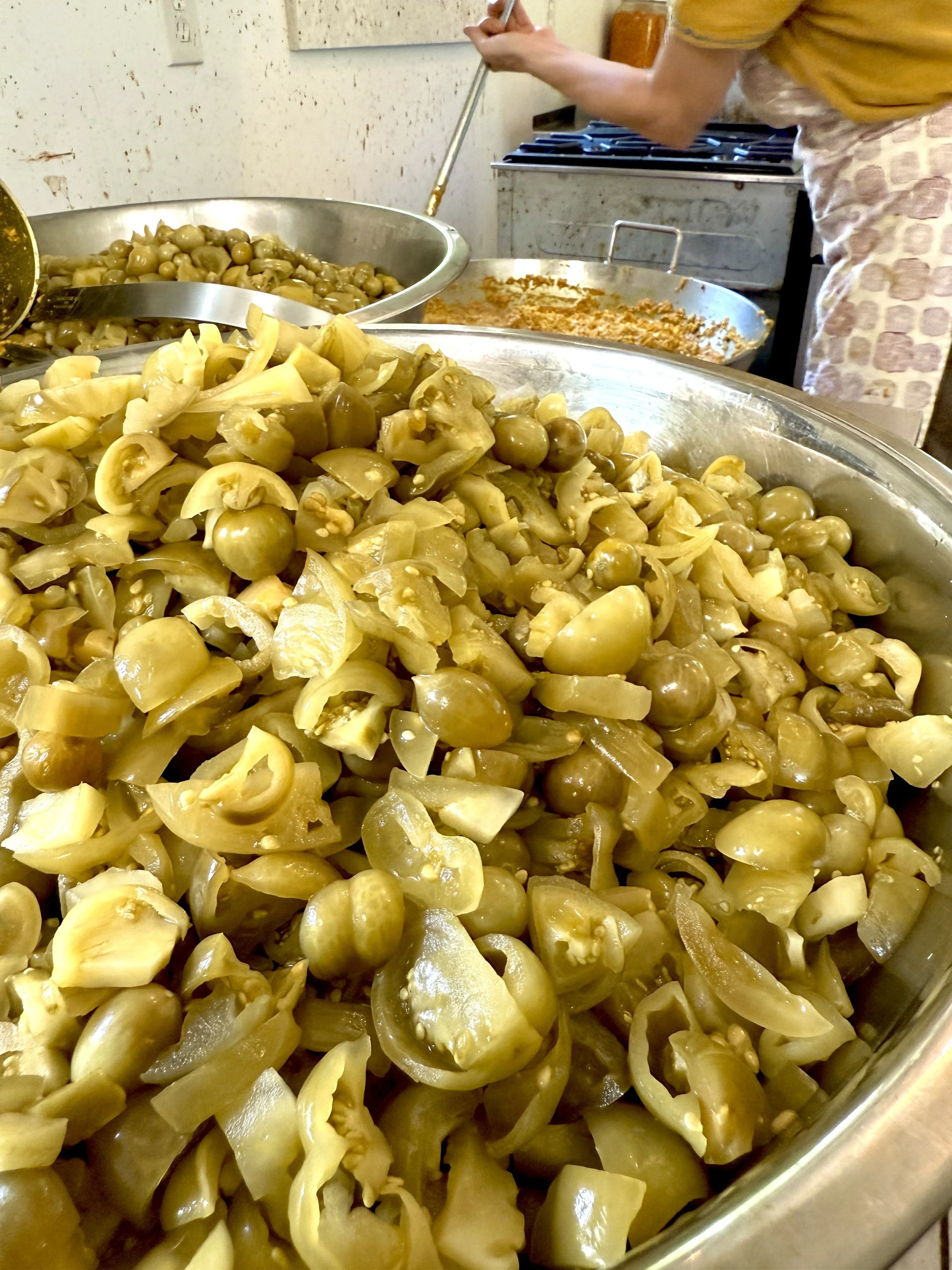 Green Tomato Pickle with Ginger Garlic Brine — atinafoods